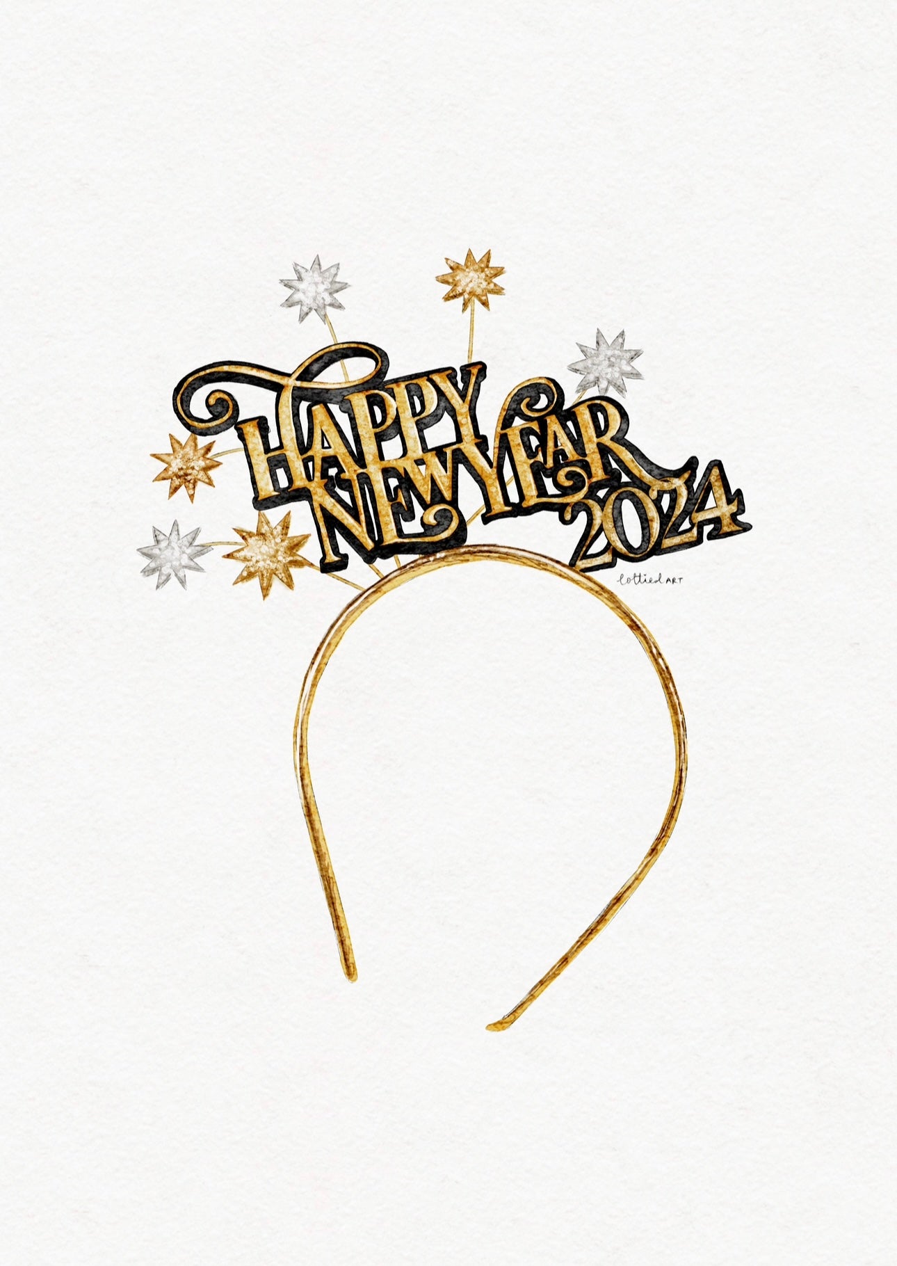 New Year Party Hat Fine Art Print 🎇