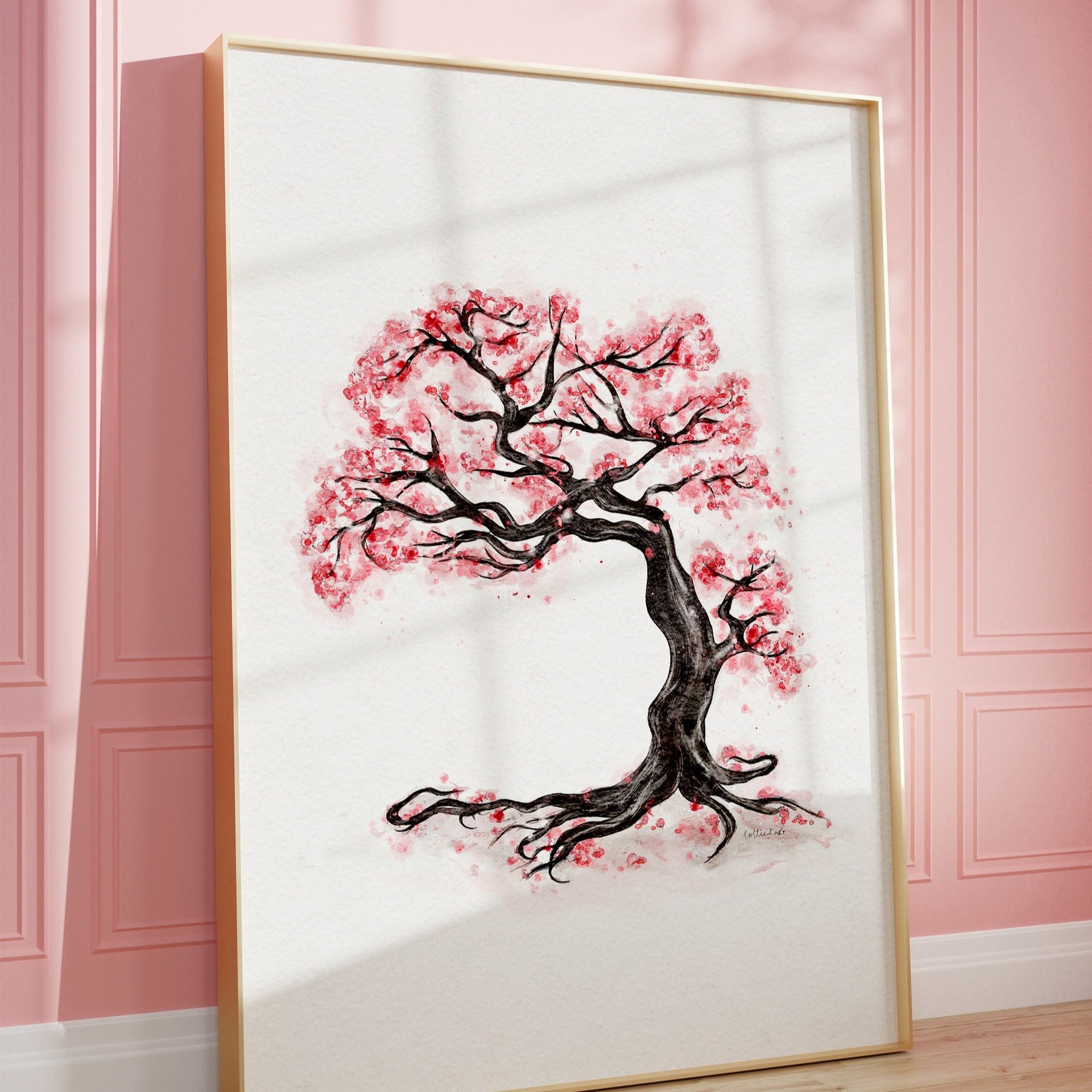 Cherry Blossom Watercolour Print 🌸