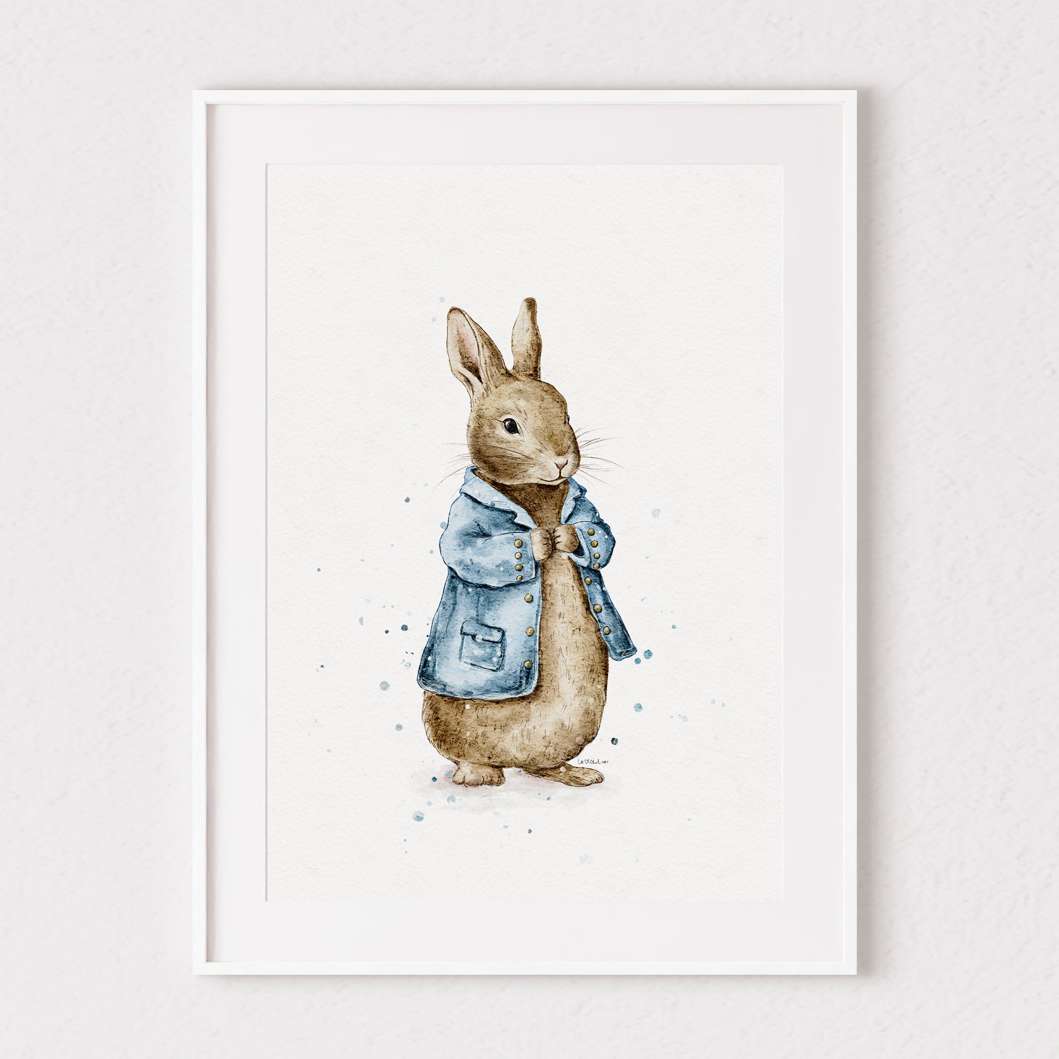 Peter Rabbit Inspired Watercolour Print 🐰