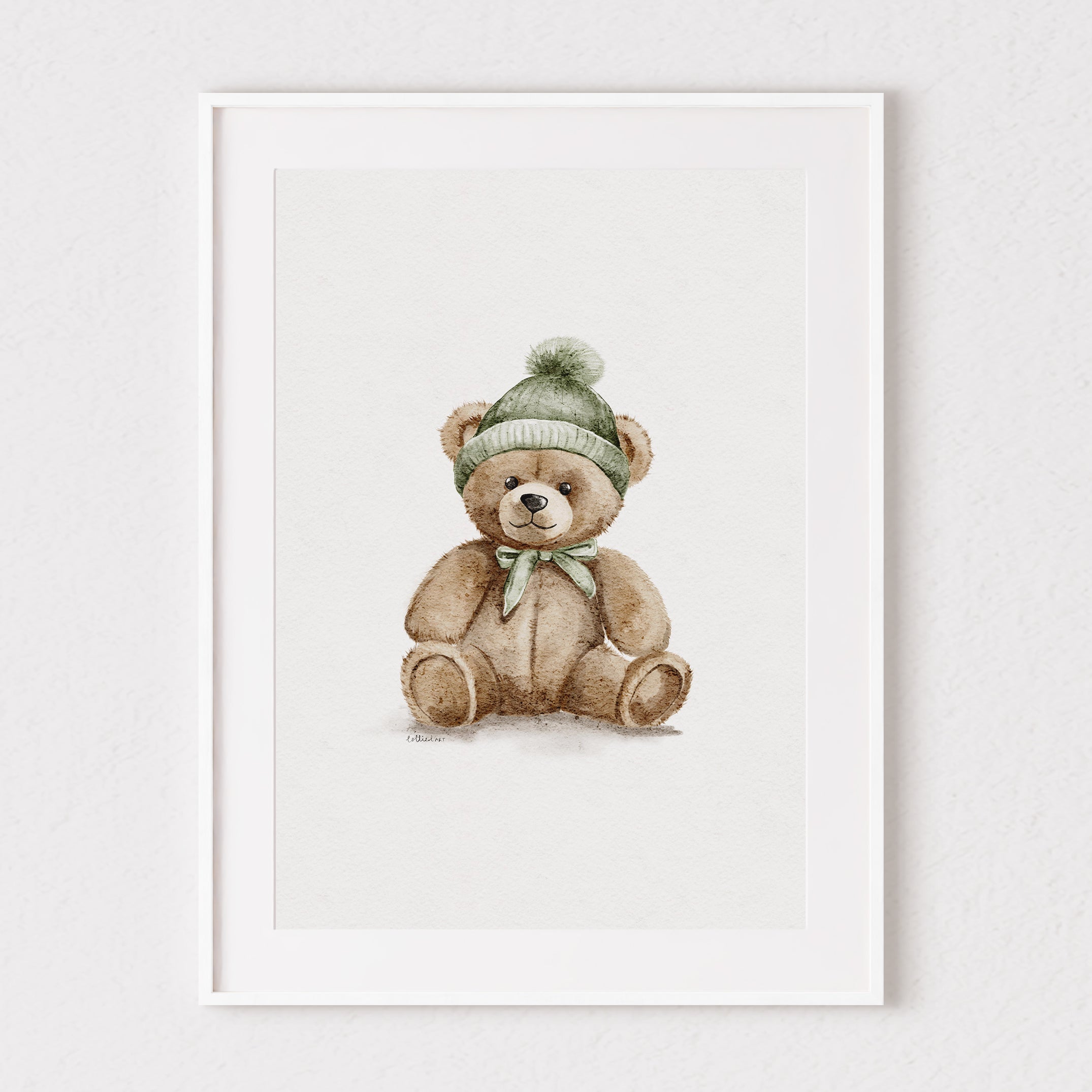Teddy Bear Fine Art Print 🧸