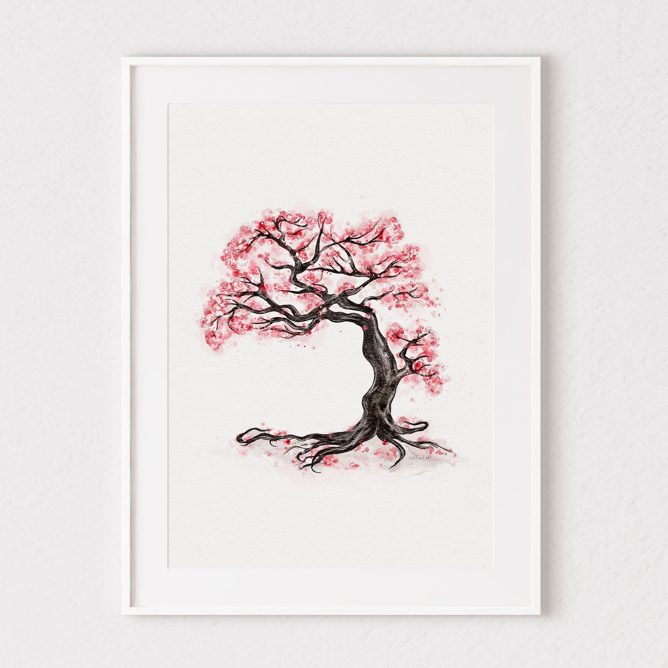 Cherry Blossom Watercolour Print 🌸
