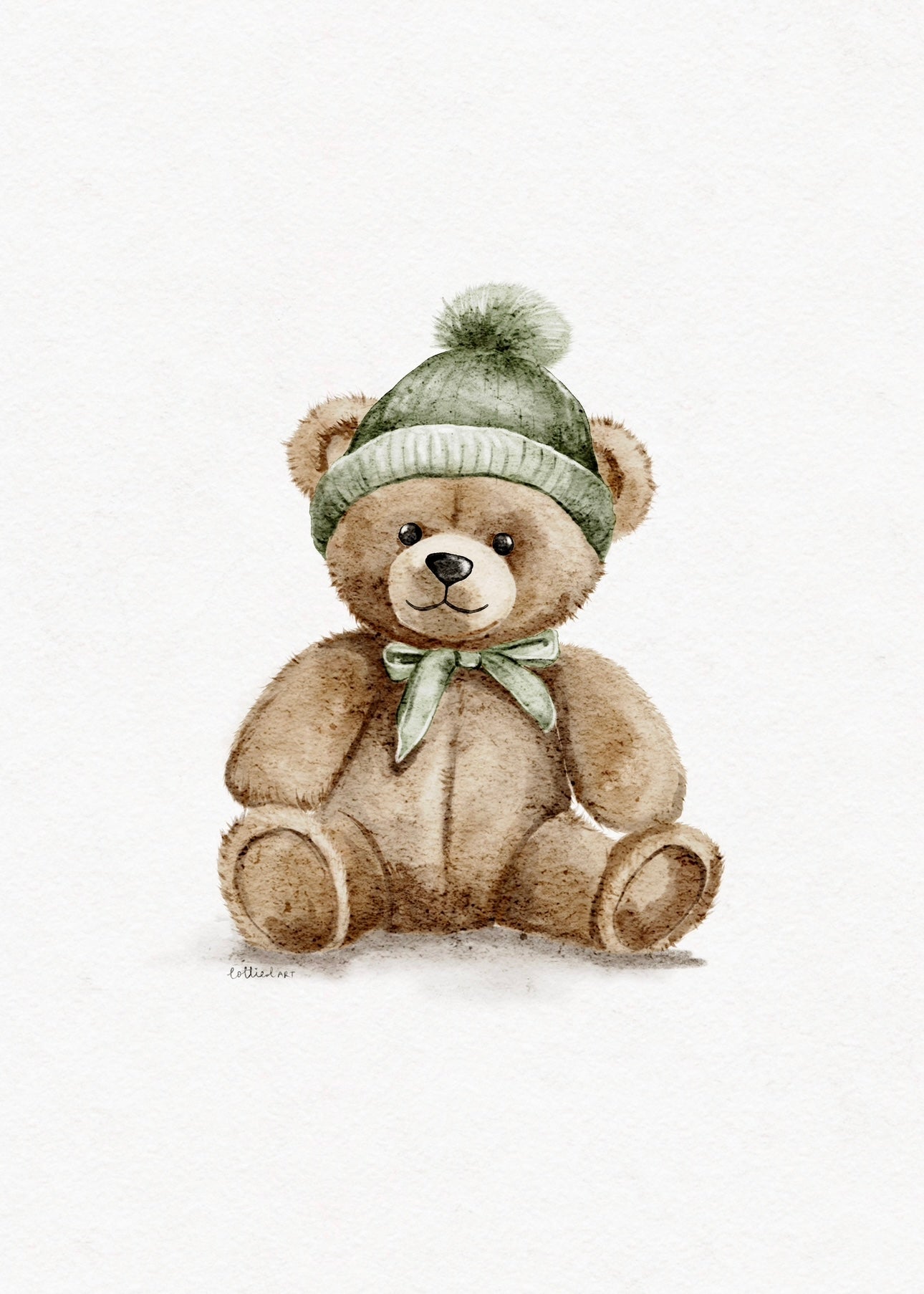Teddy Bear Fine Art Print 🧸