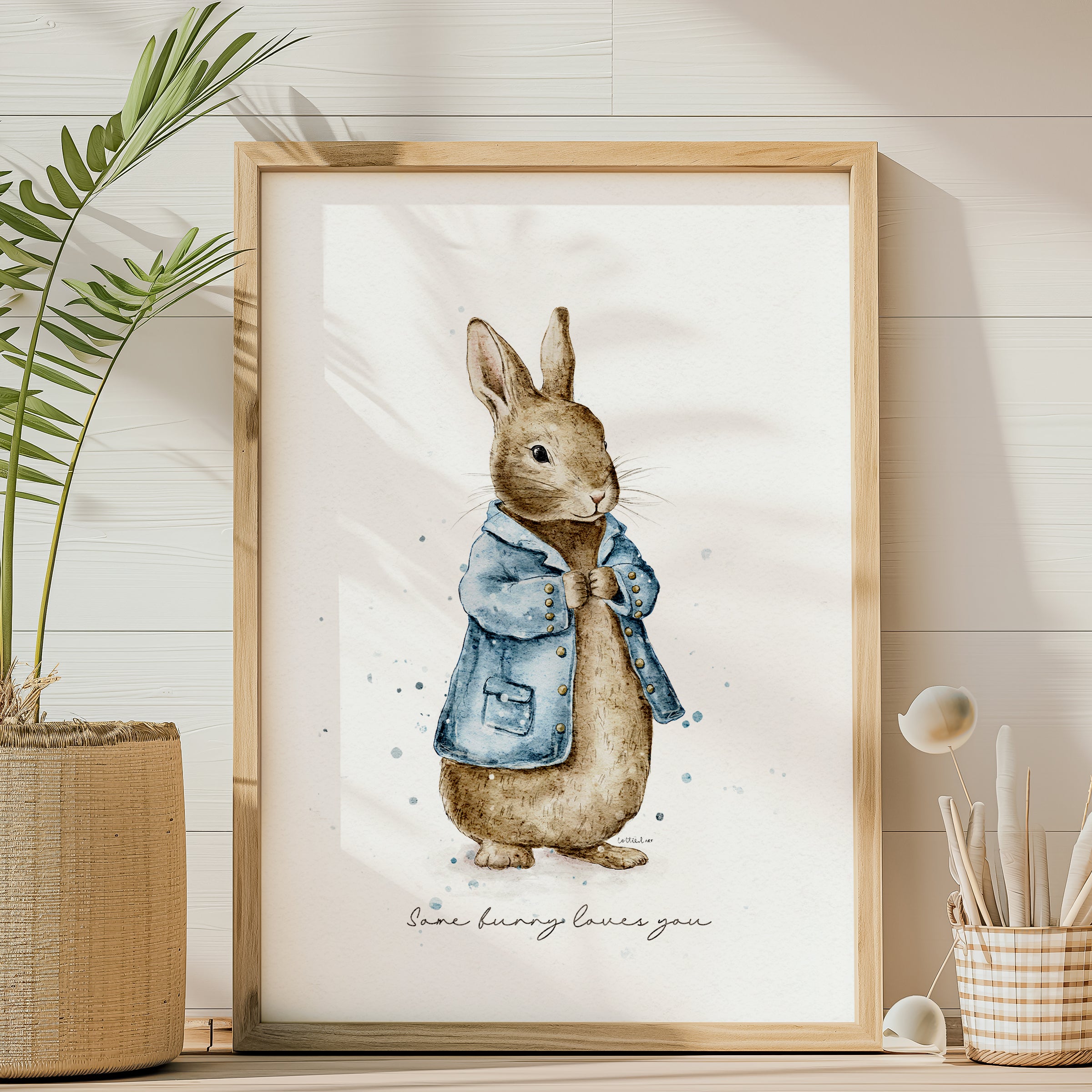 Peter Rabbit Inspired Watercolour Print 🐰