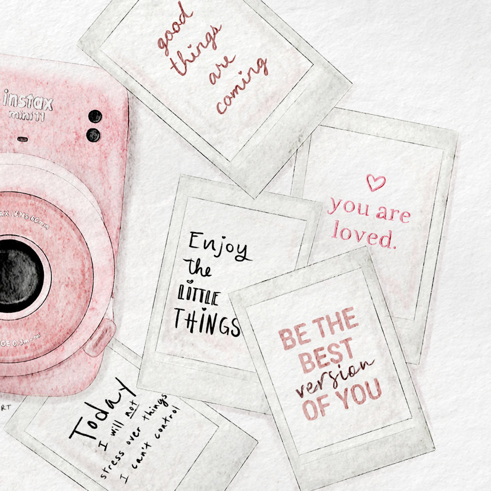 Self Love Reminders Fine Art Print 🤍