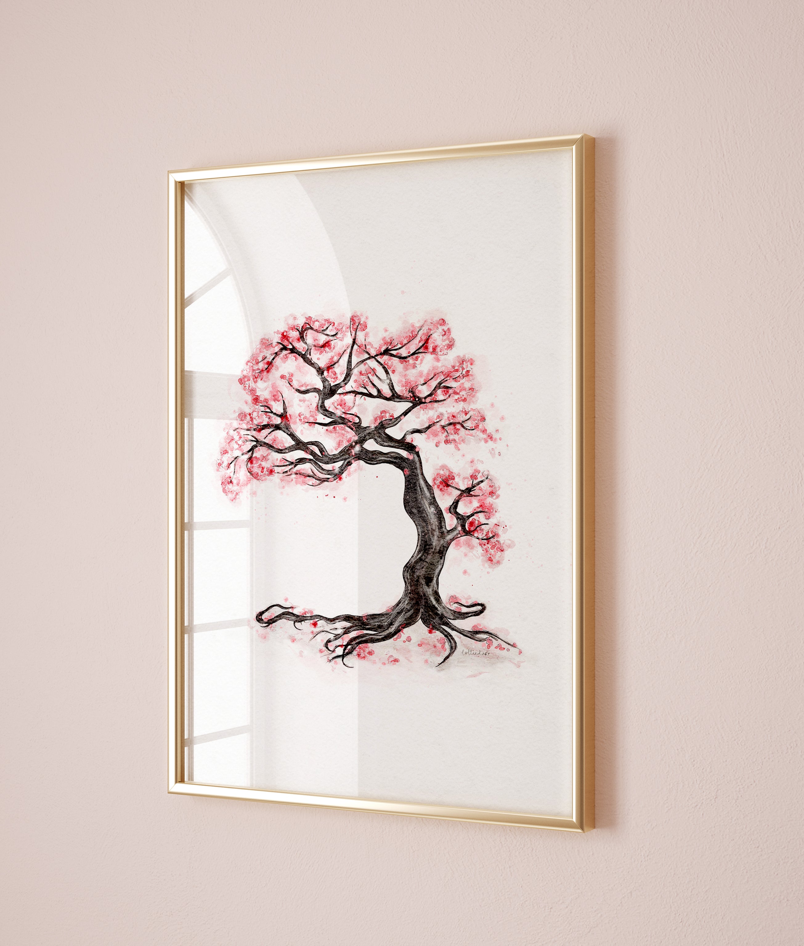 Cherry Blossom Watercolour Print 🌸