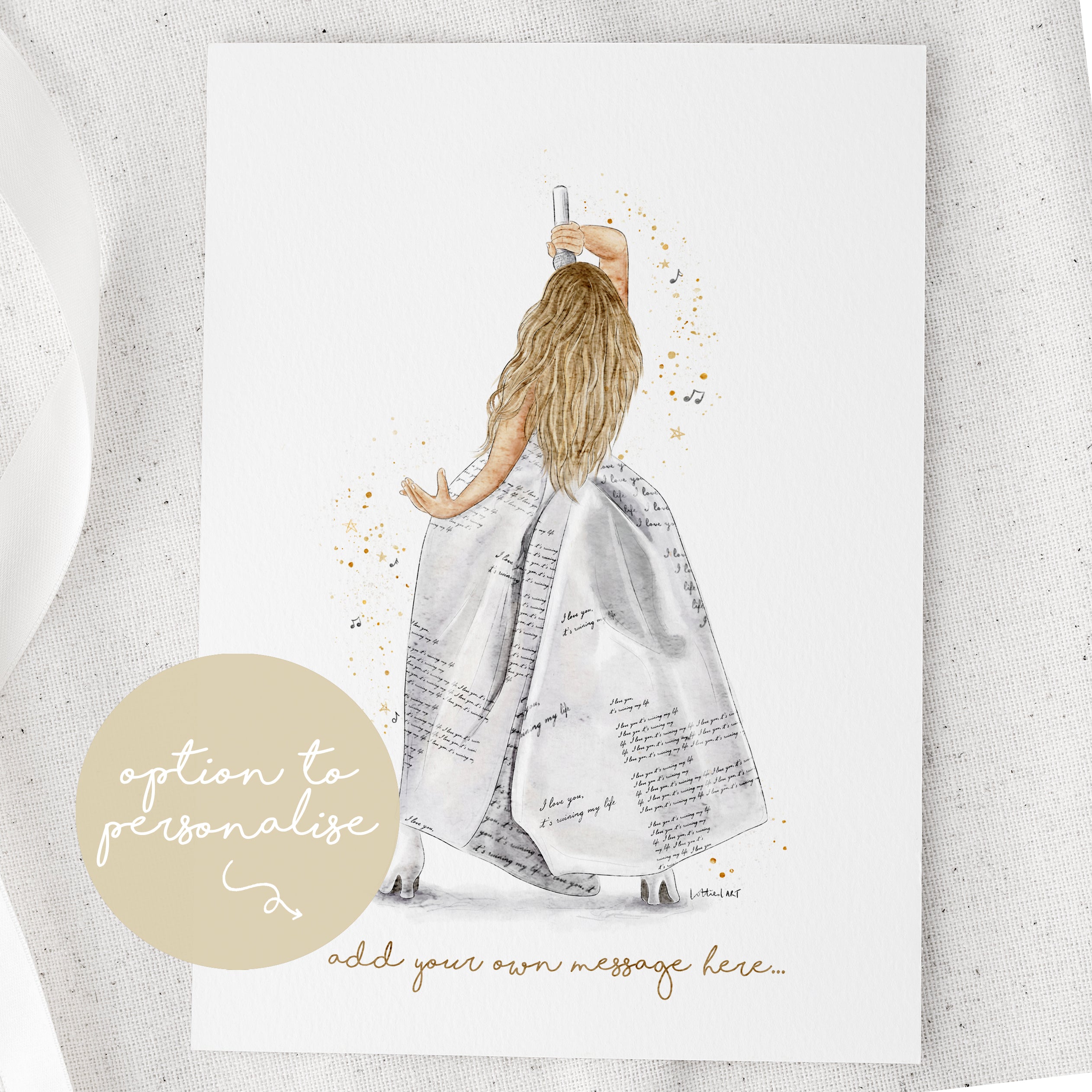 Taylor TTPD Eras Tour Inspired Watercolour Print 🎼