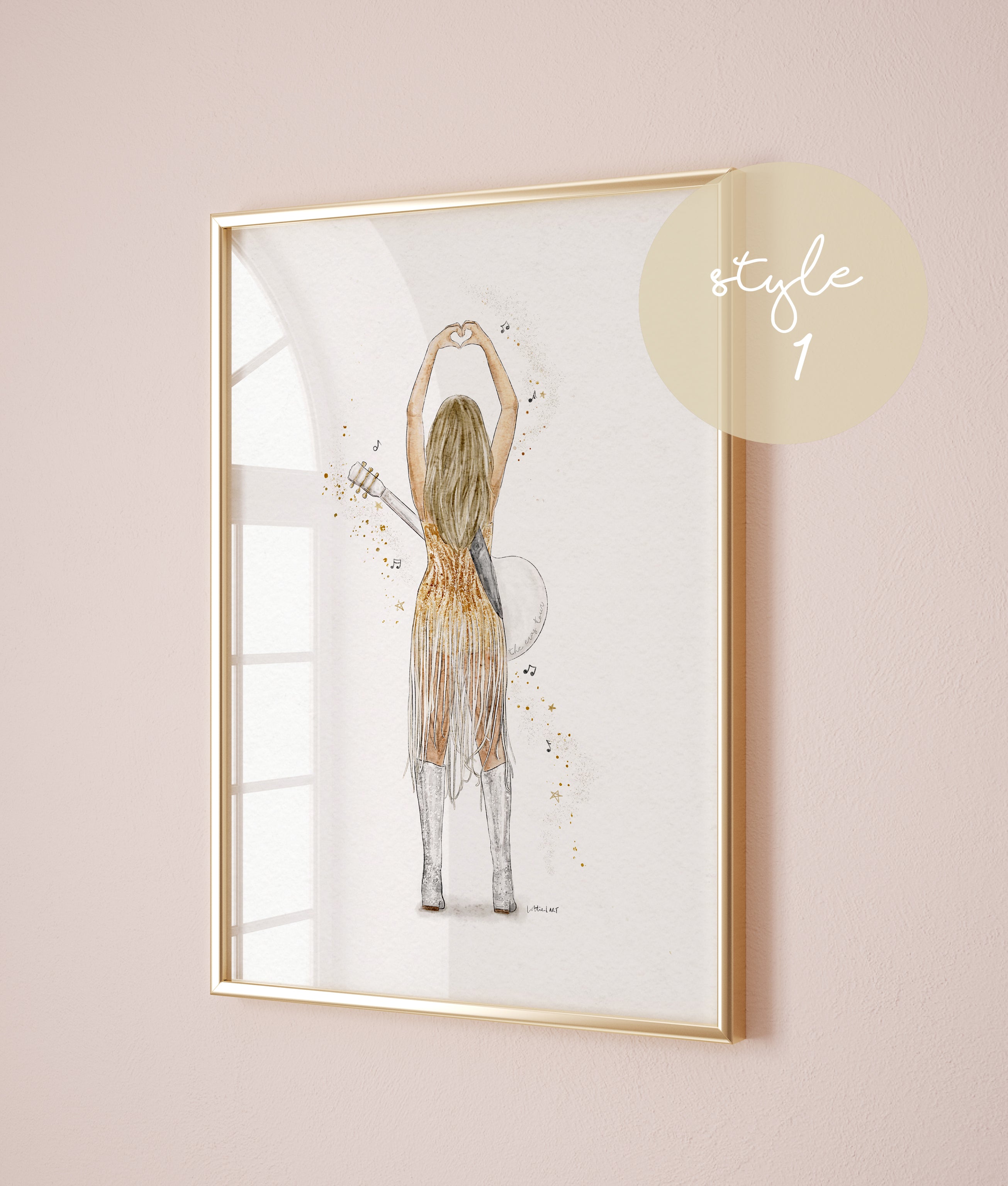 Taylor Swift The Eras Tour Watercolour Print 🫶🏼