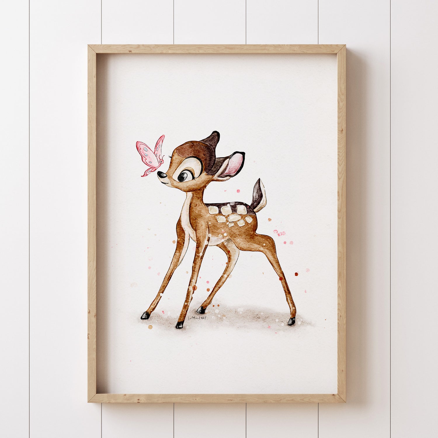Bambi Inspired Watercolour Print 🦌