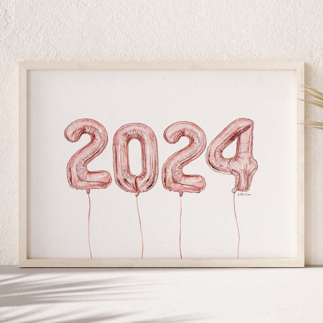 2024 Balloon Watercolour Print 🎈