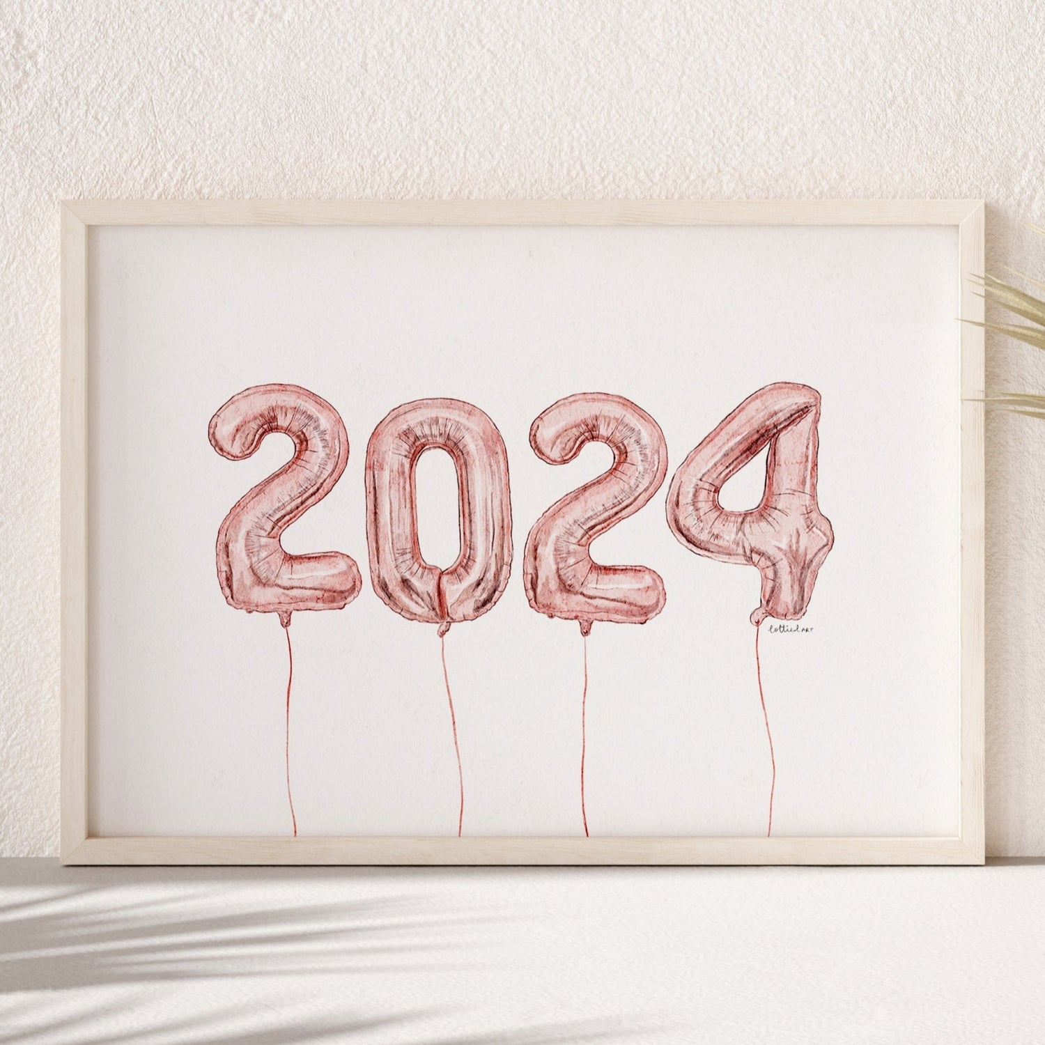 2024 Balloon Watercolour Print 🎈