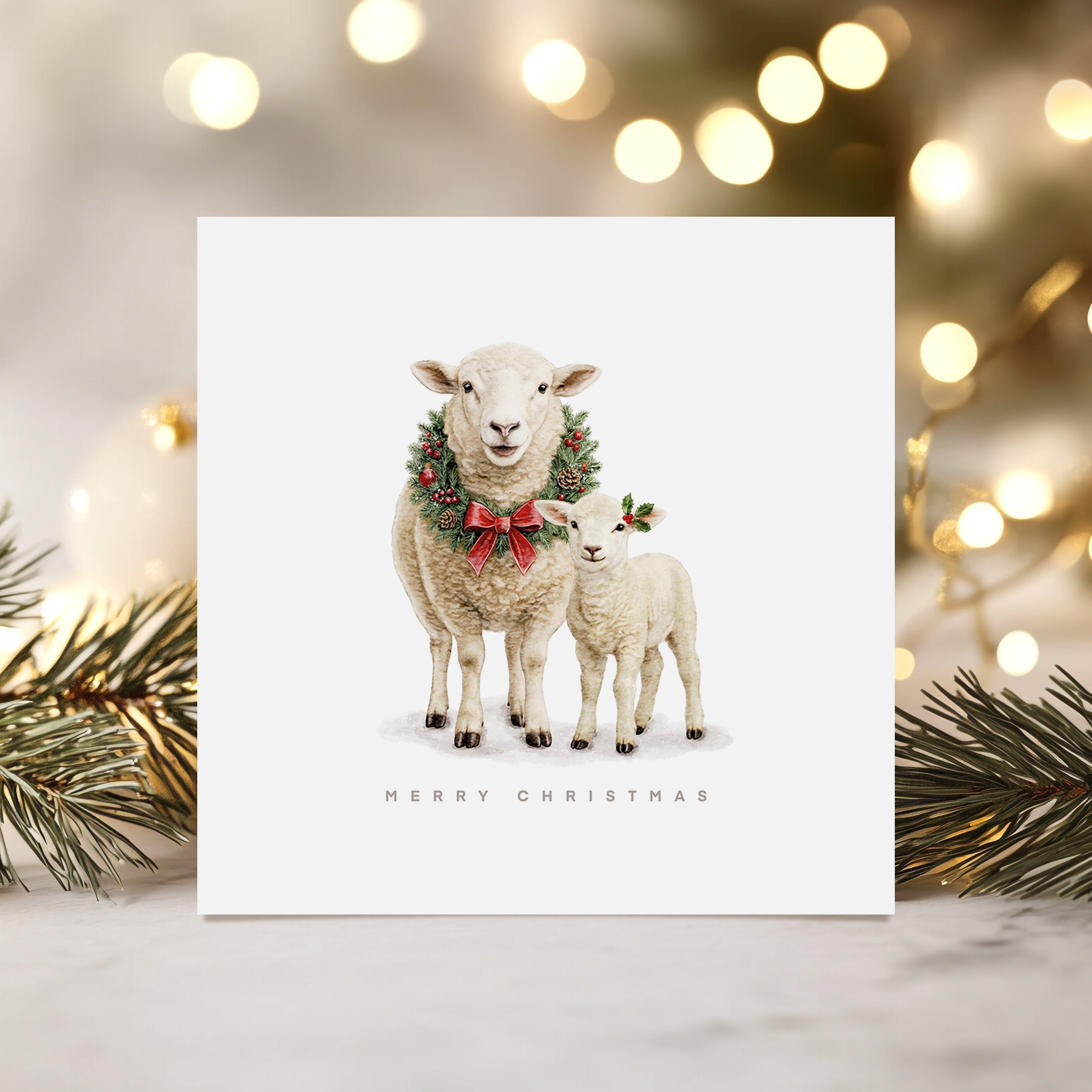 The Woolly Christmas - Christmas Card