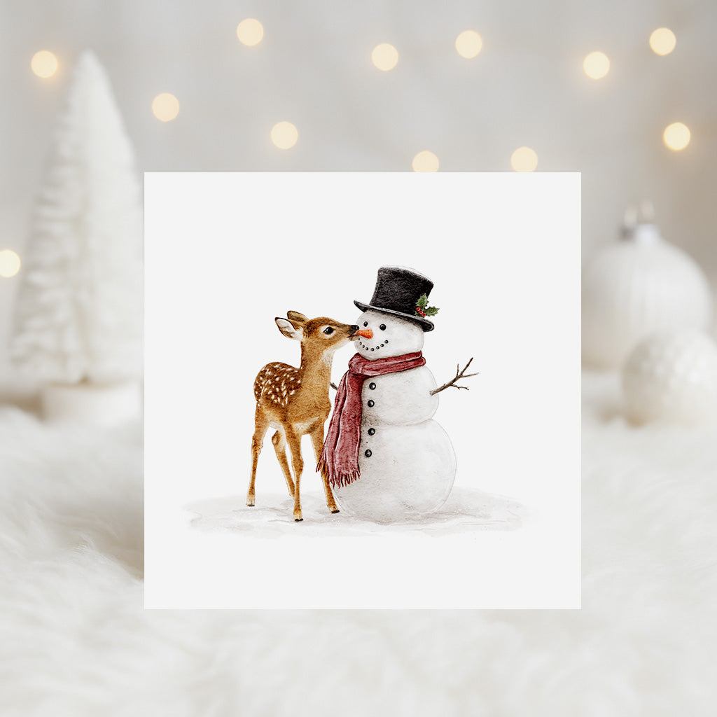 The Cheeky Little Deer - Christmas Card