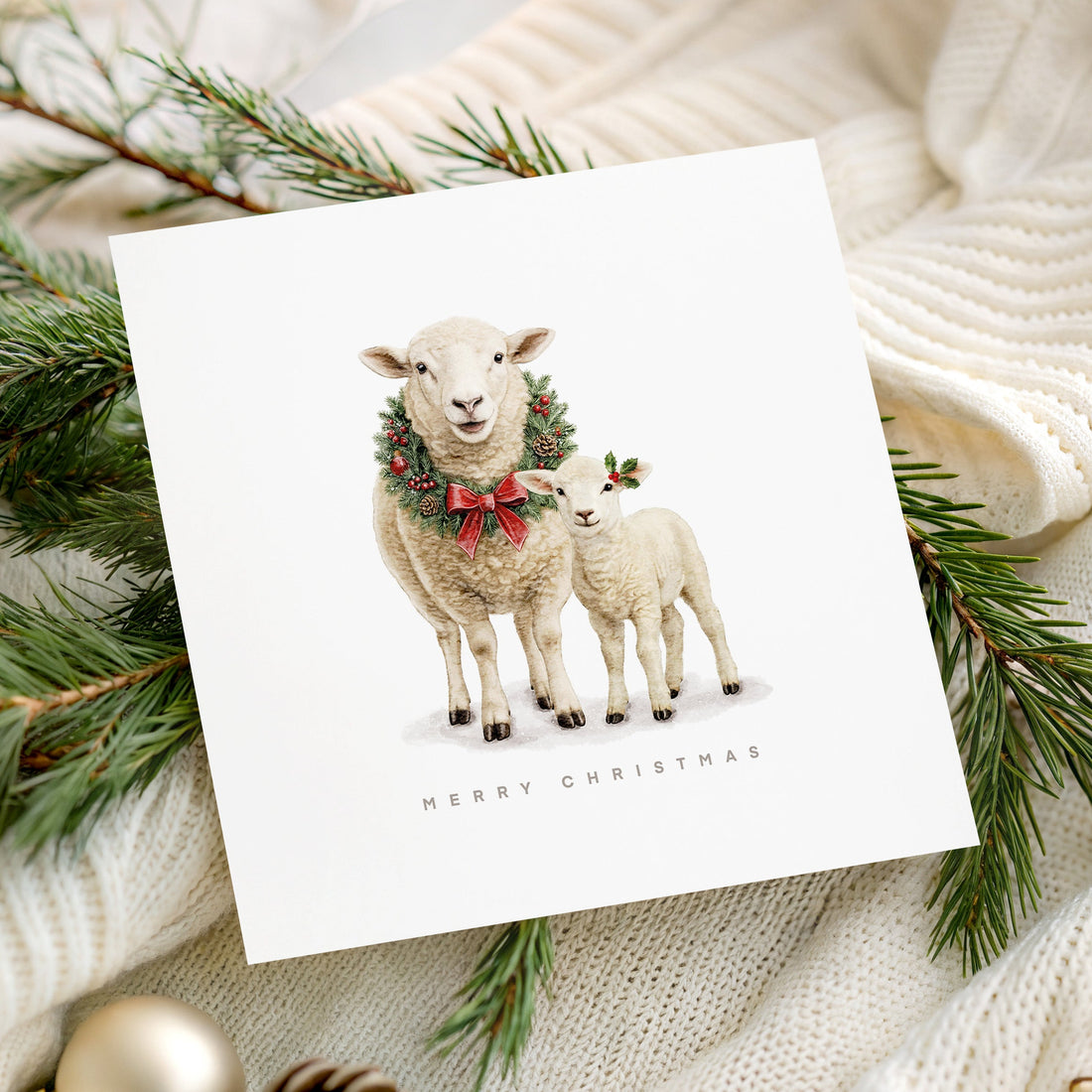 The Woolly Christmas - Christmas Card