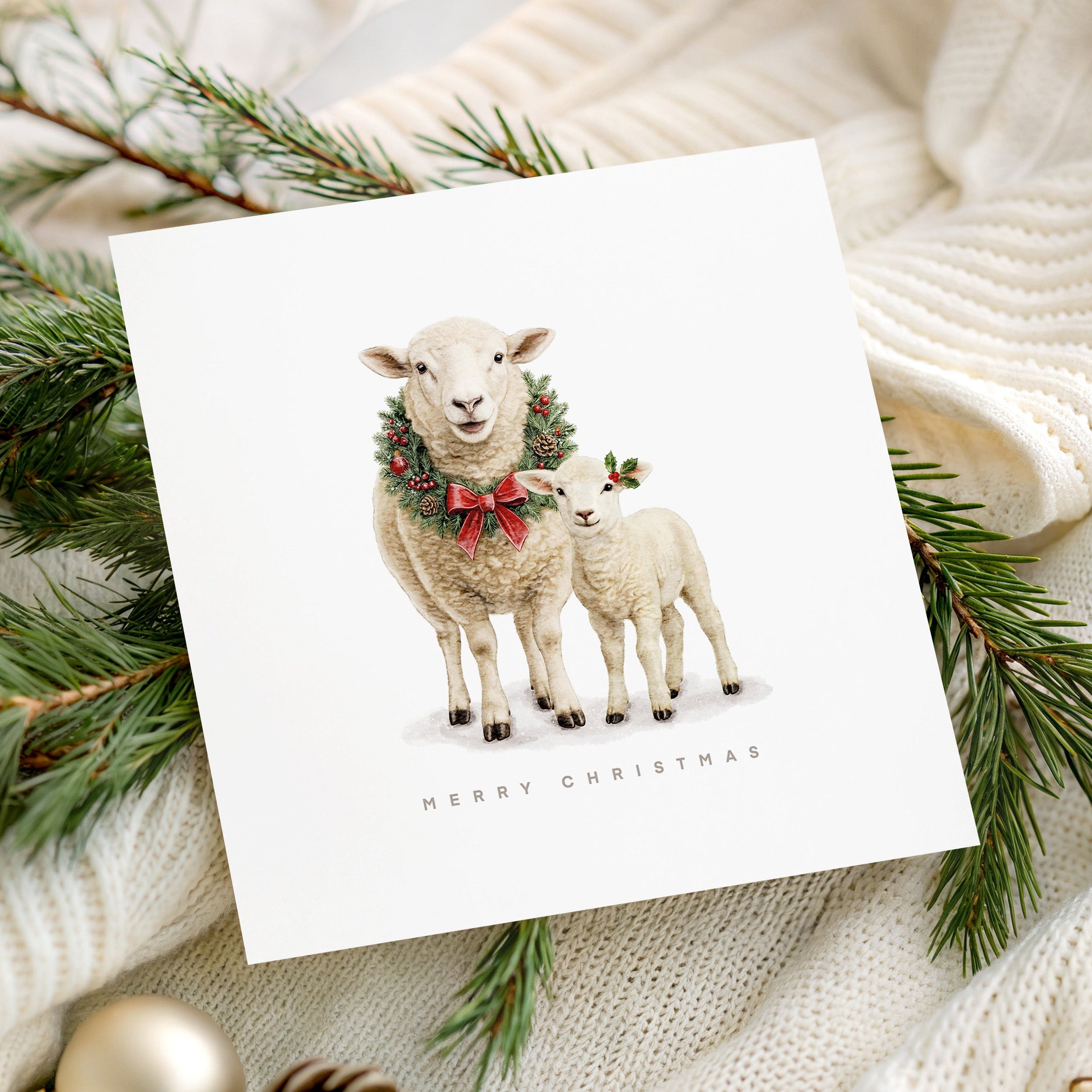 The Woolly Christmas - Christmas Card