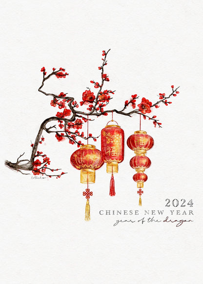 Year of the Dragon 2024 Fine Art Print 🏮