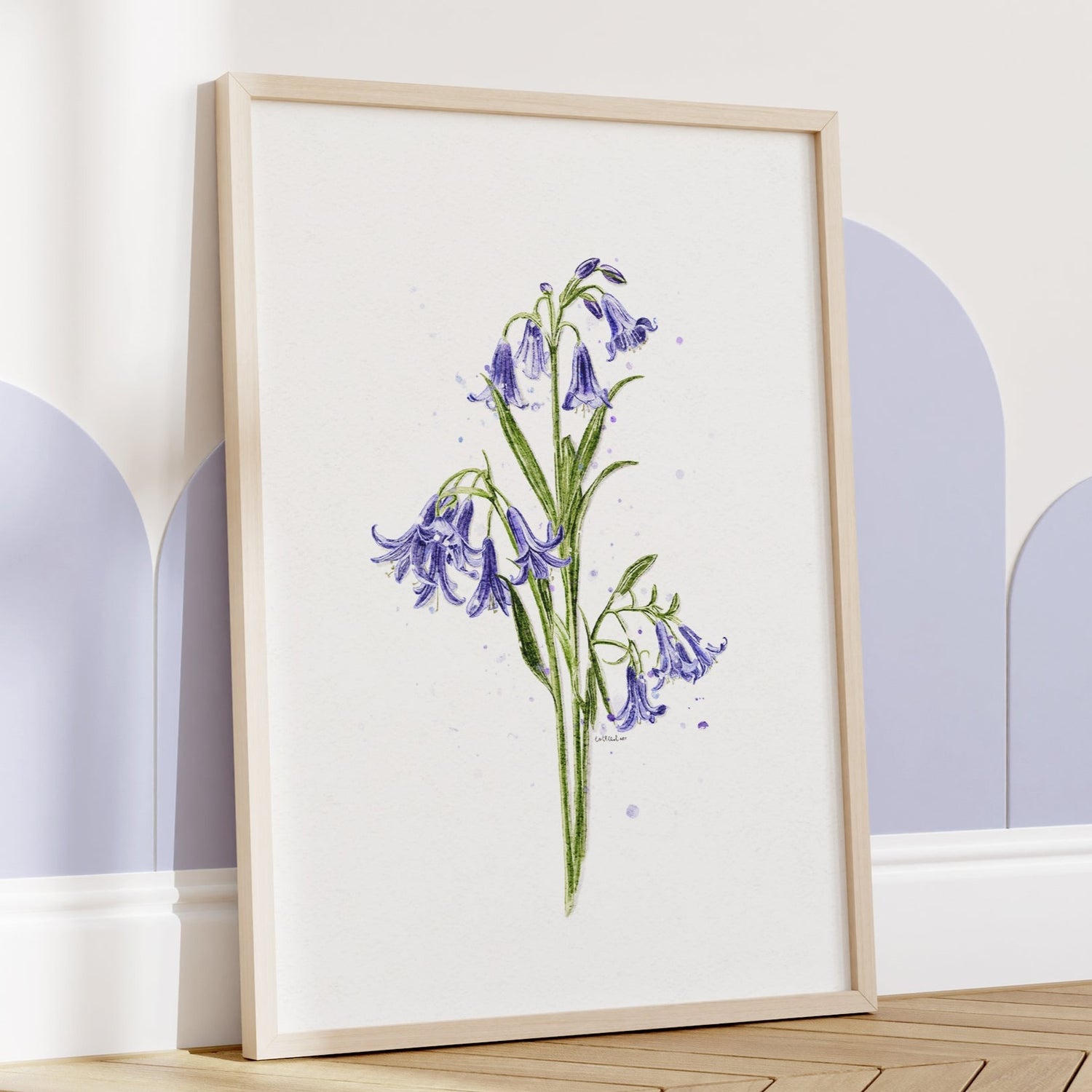 Bluebells Watercolour Print 💙