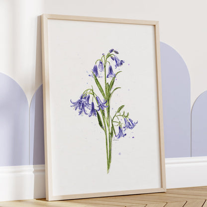 Bluebells Watercolour Print 💙