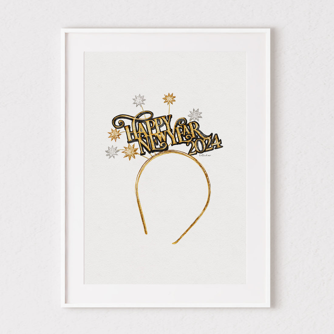 New Year Party Hat Fine Art Print 🎇