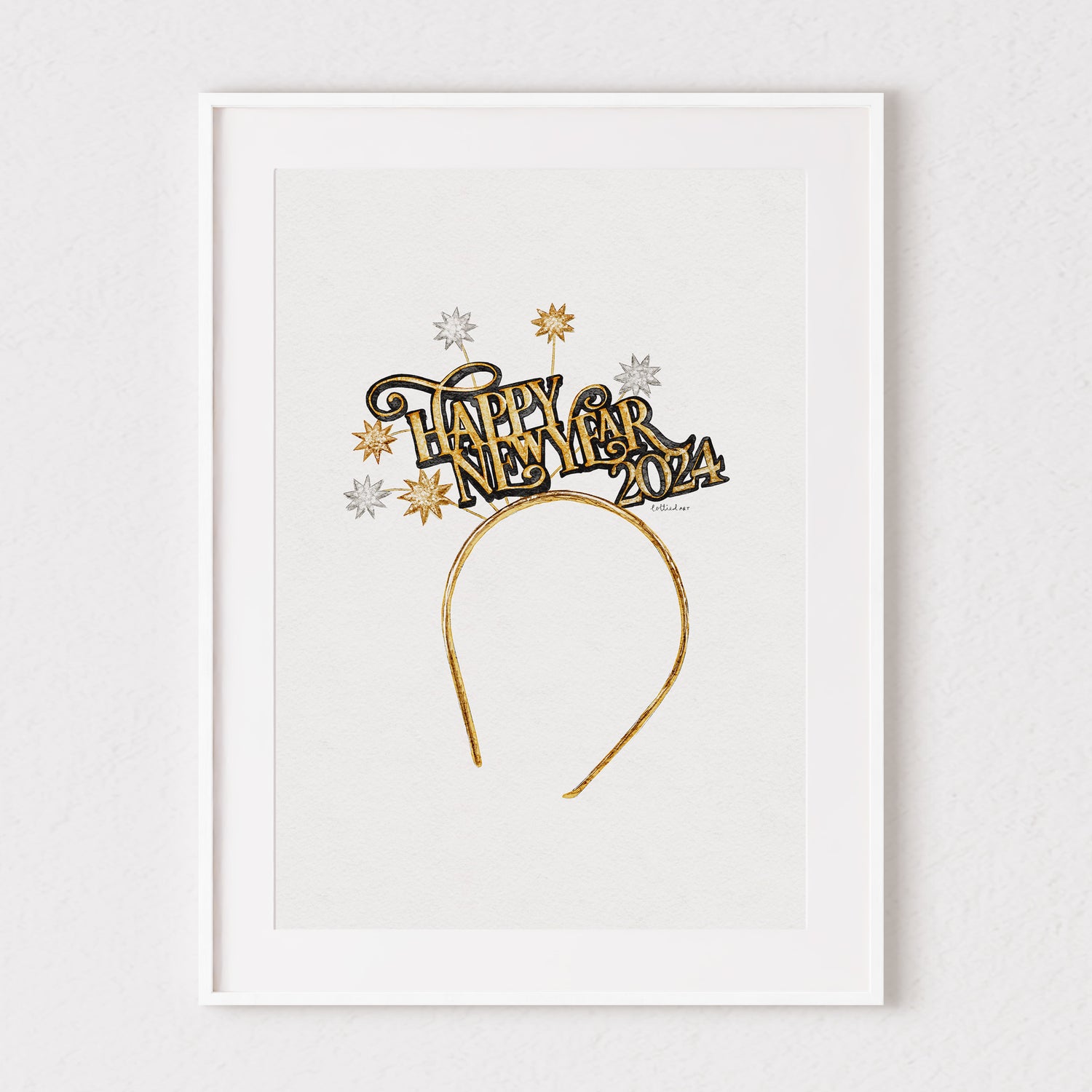 New Year Party Hat Fine Art Print 🎇