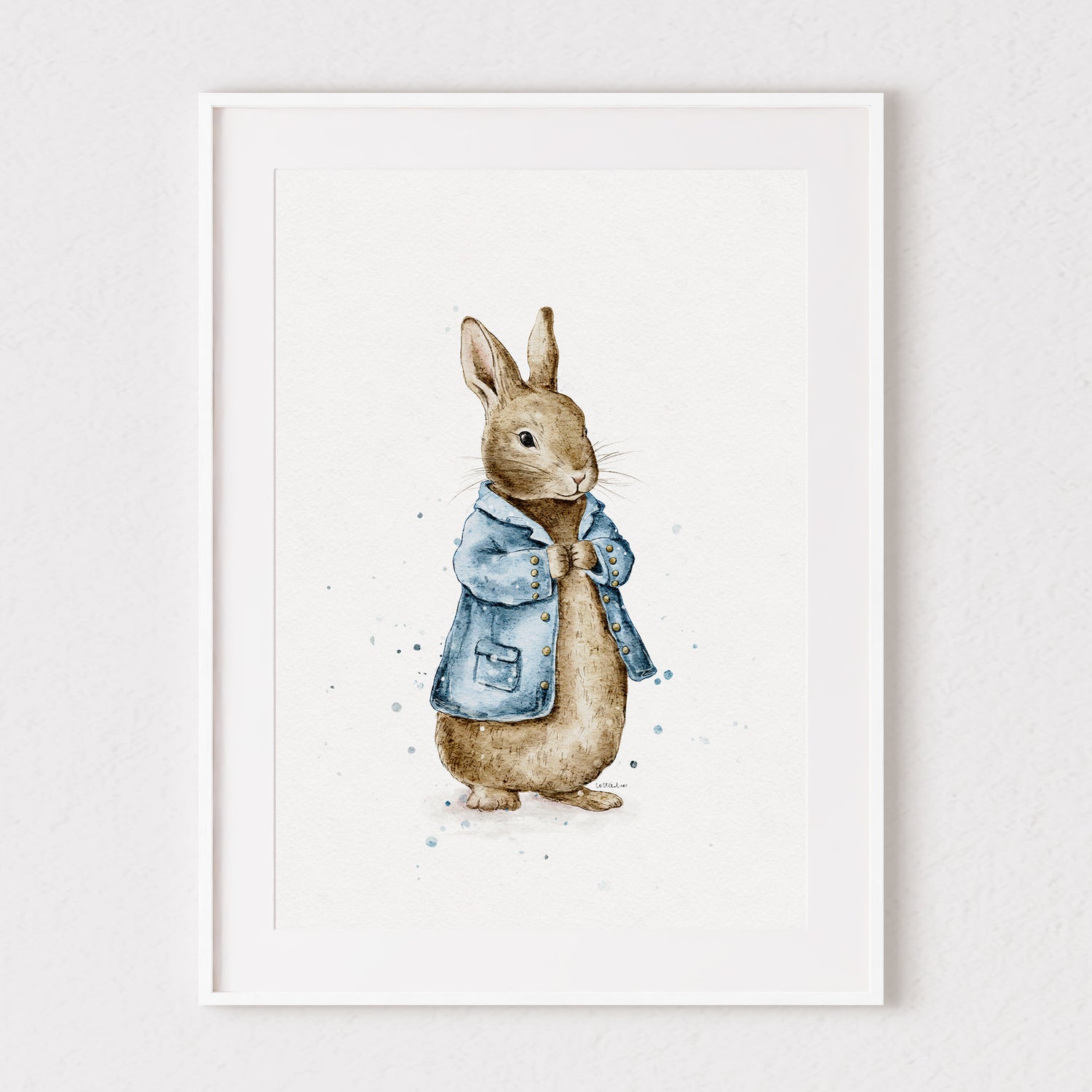 Peter Rabbit Inspired Watercolour Print 🐰
