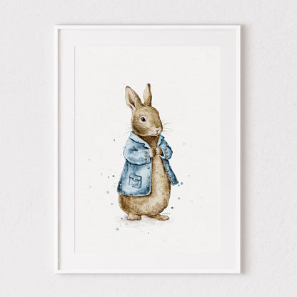Peter Rabbit Inspired Watercolour Print 🐰