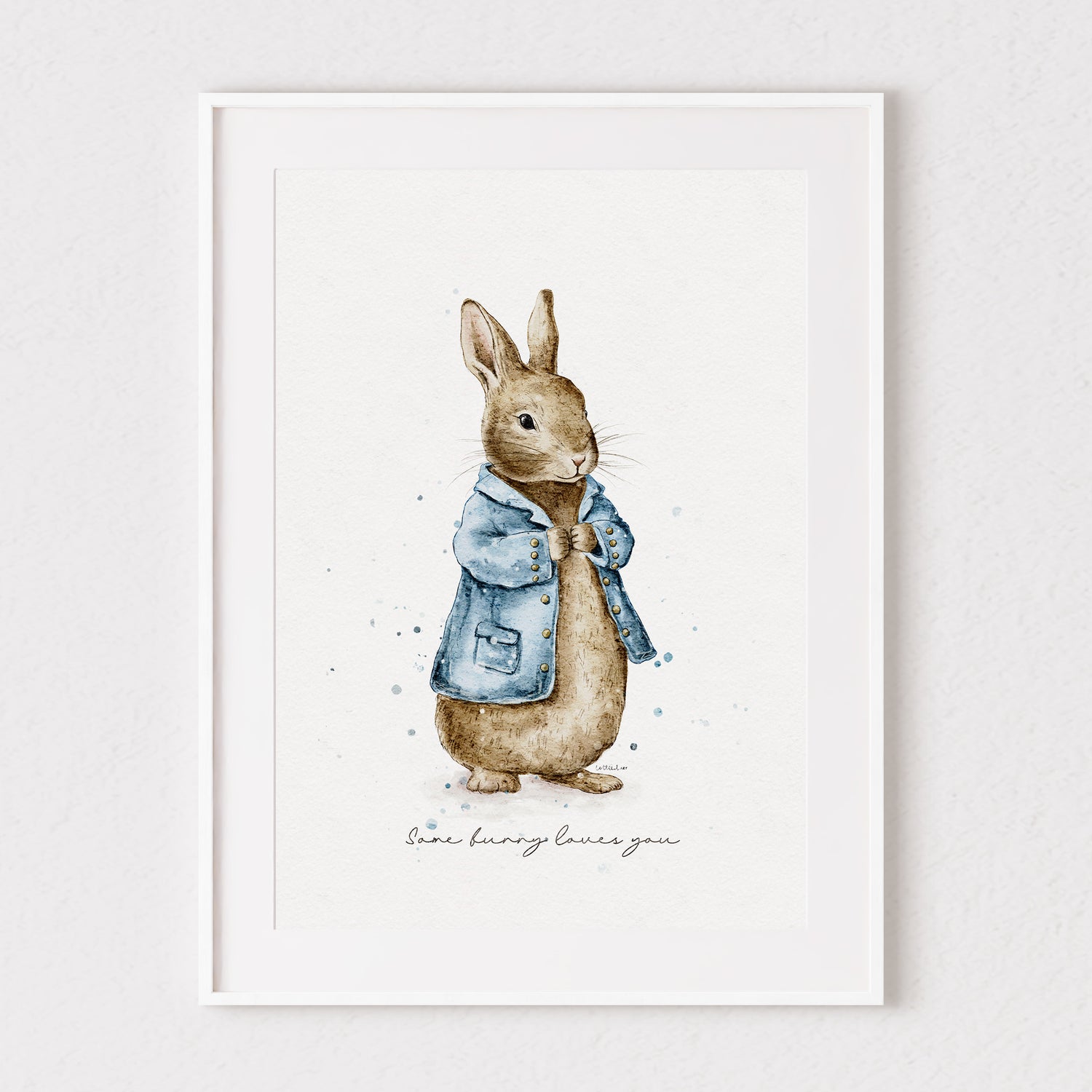 Peter Rabbit Inspired Watercolour Print 🐰