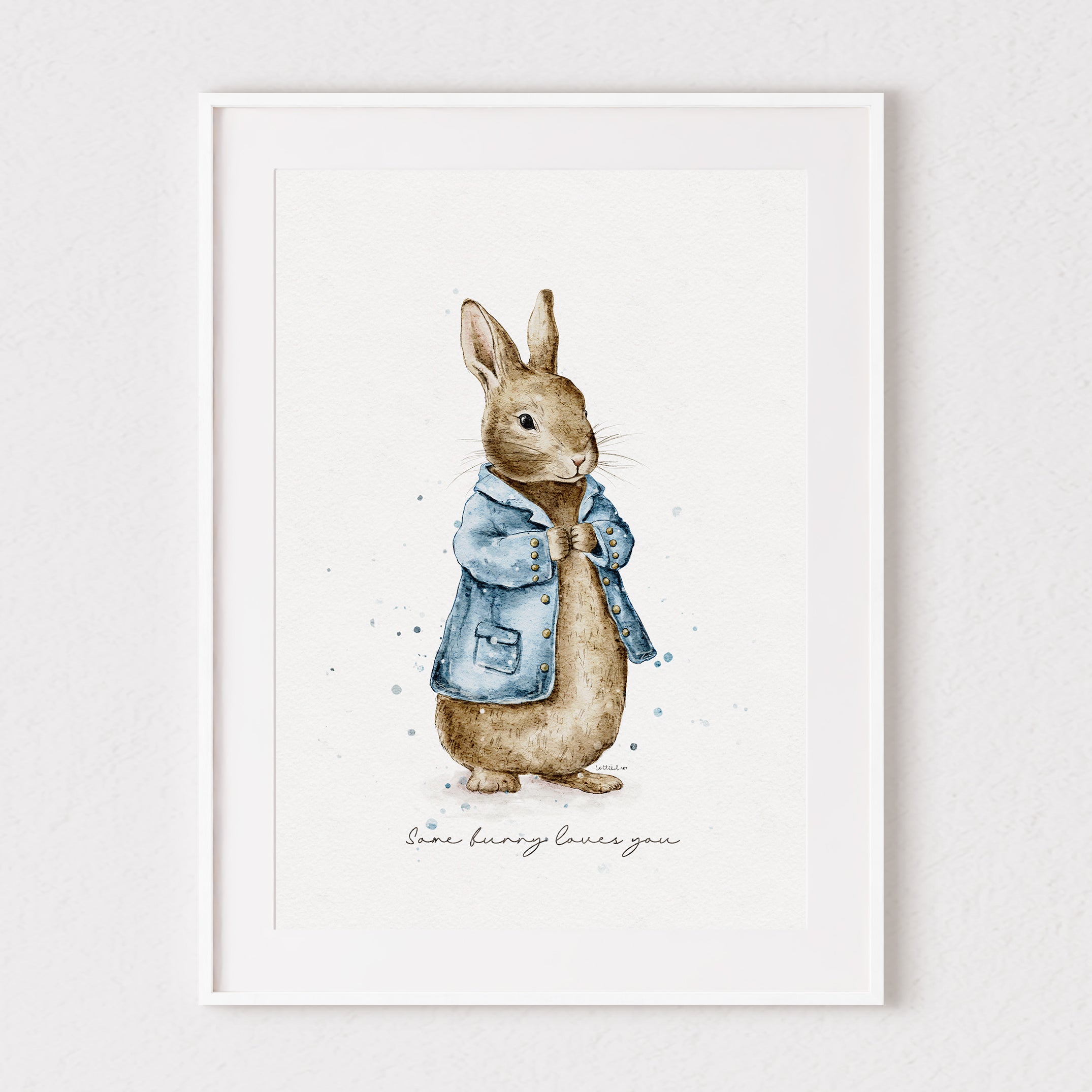 Peter Rabbit Inspired Watercolour Print 🐰