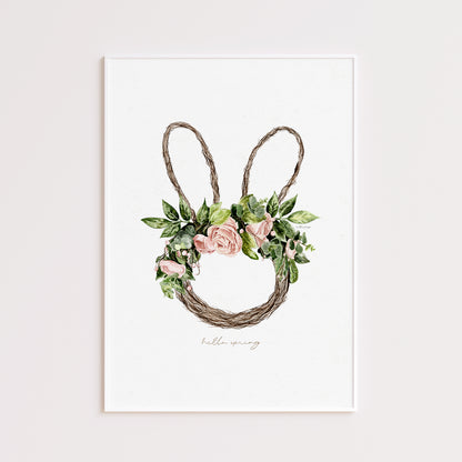 Spring Wreath Fine Art Print 💐