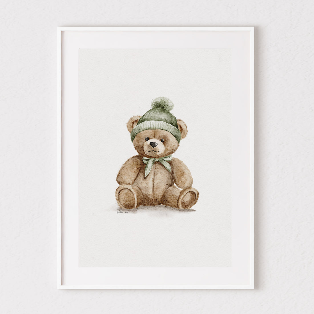 Teddy Bear Fine Art Print 🧸