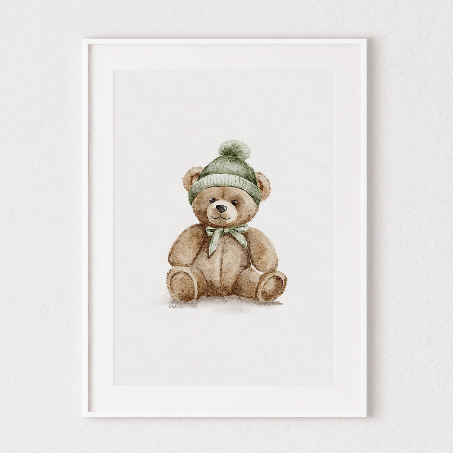 Teddy Bear Fine Art Print 🧸