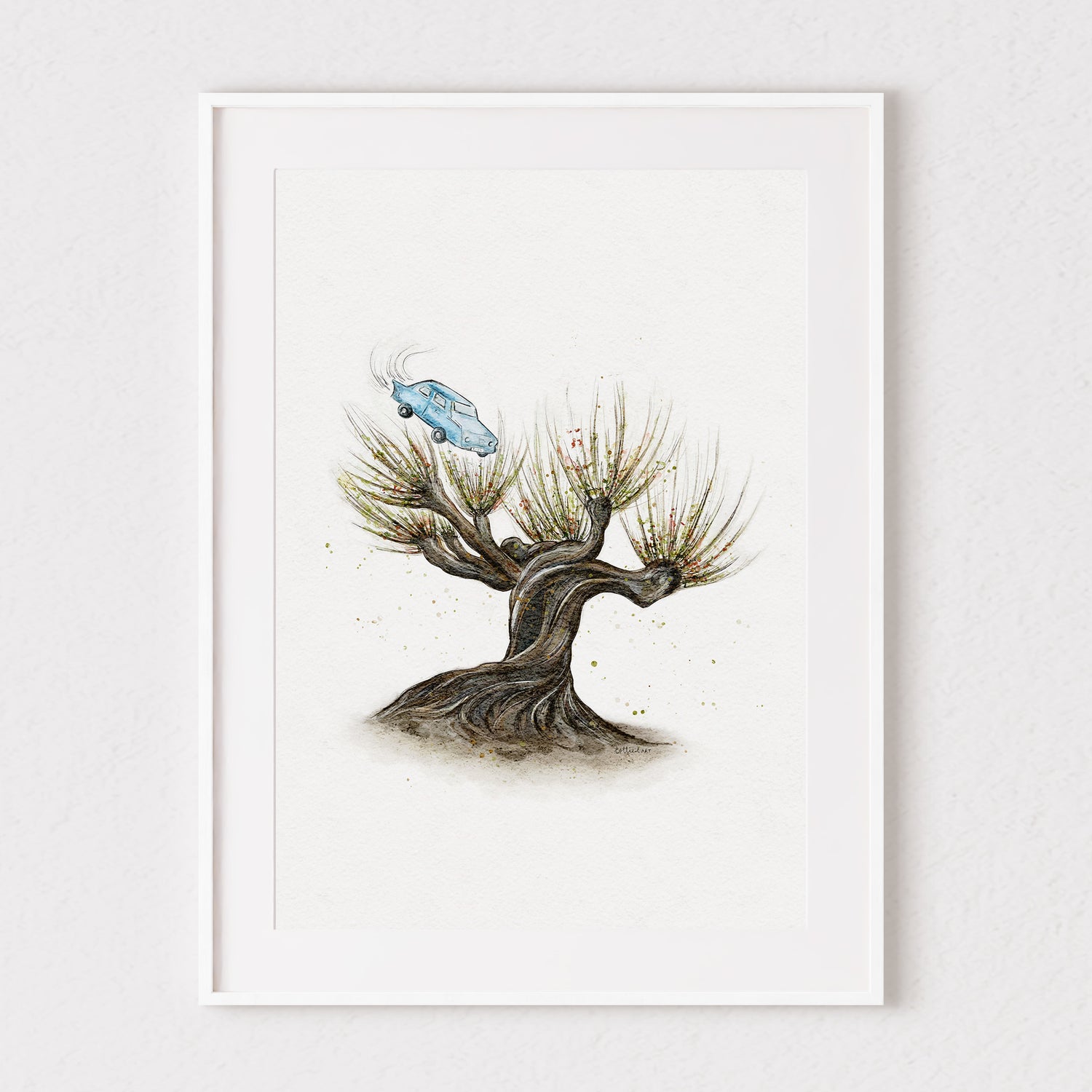 The Whomping Willow Watercolour Print ✨