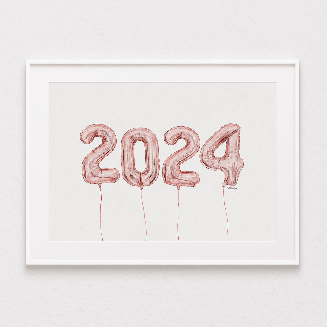 2024 Balloon Watercolour Print 🎈