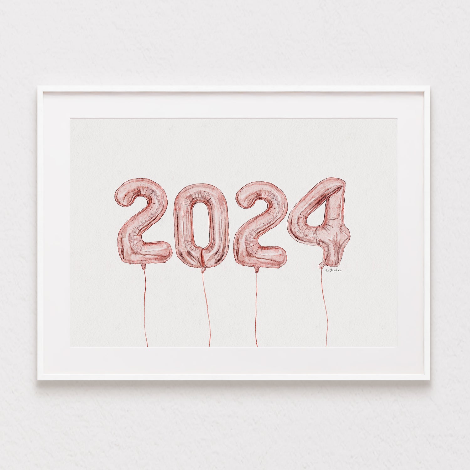 2024 Balloon Watercolour Print 🎈