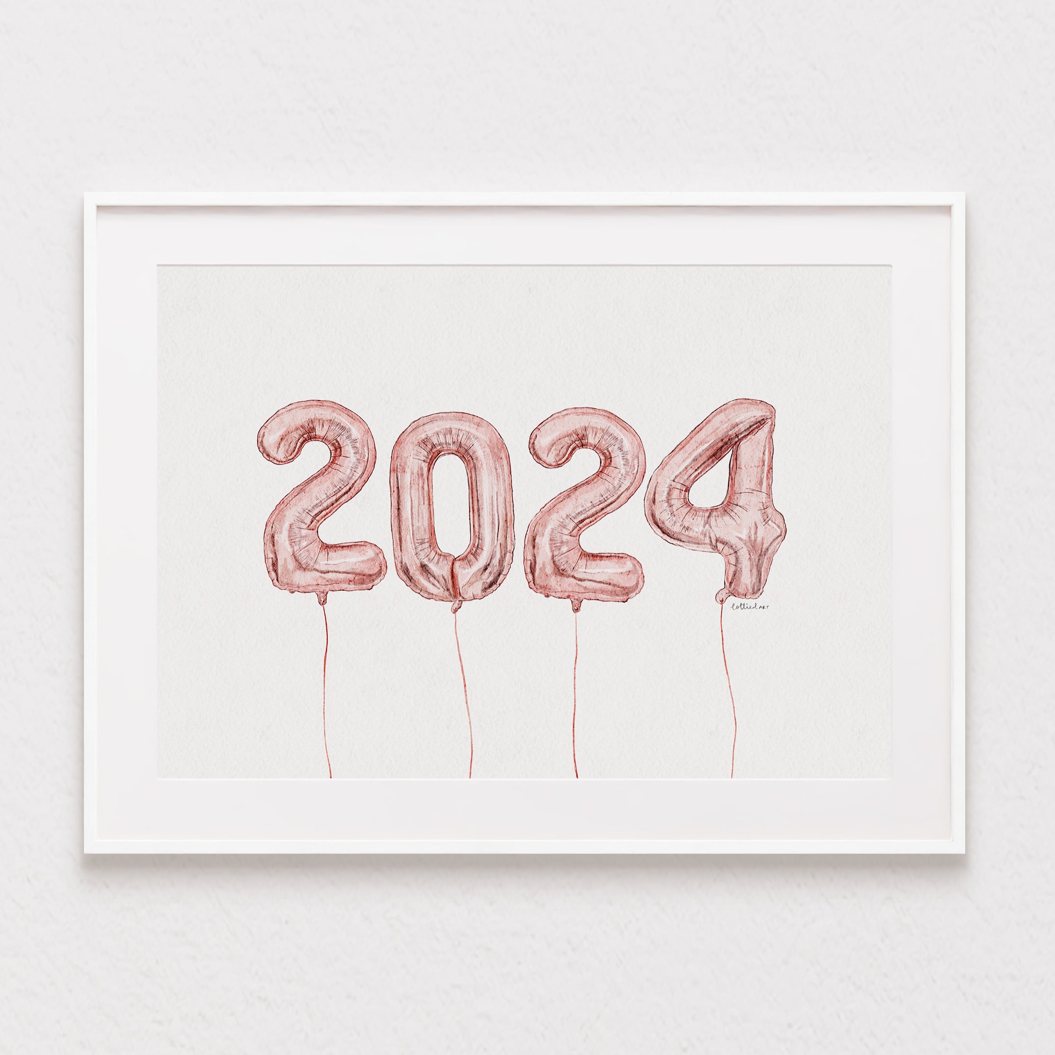 2024 Balloon Watercolour Print 🎈