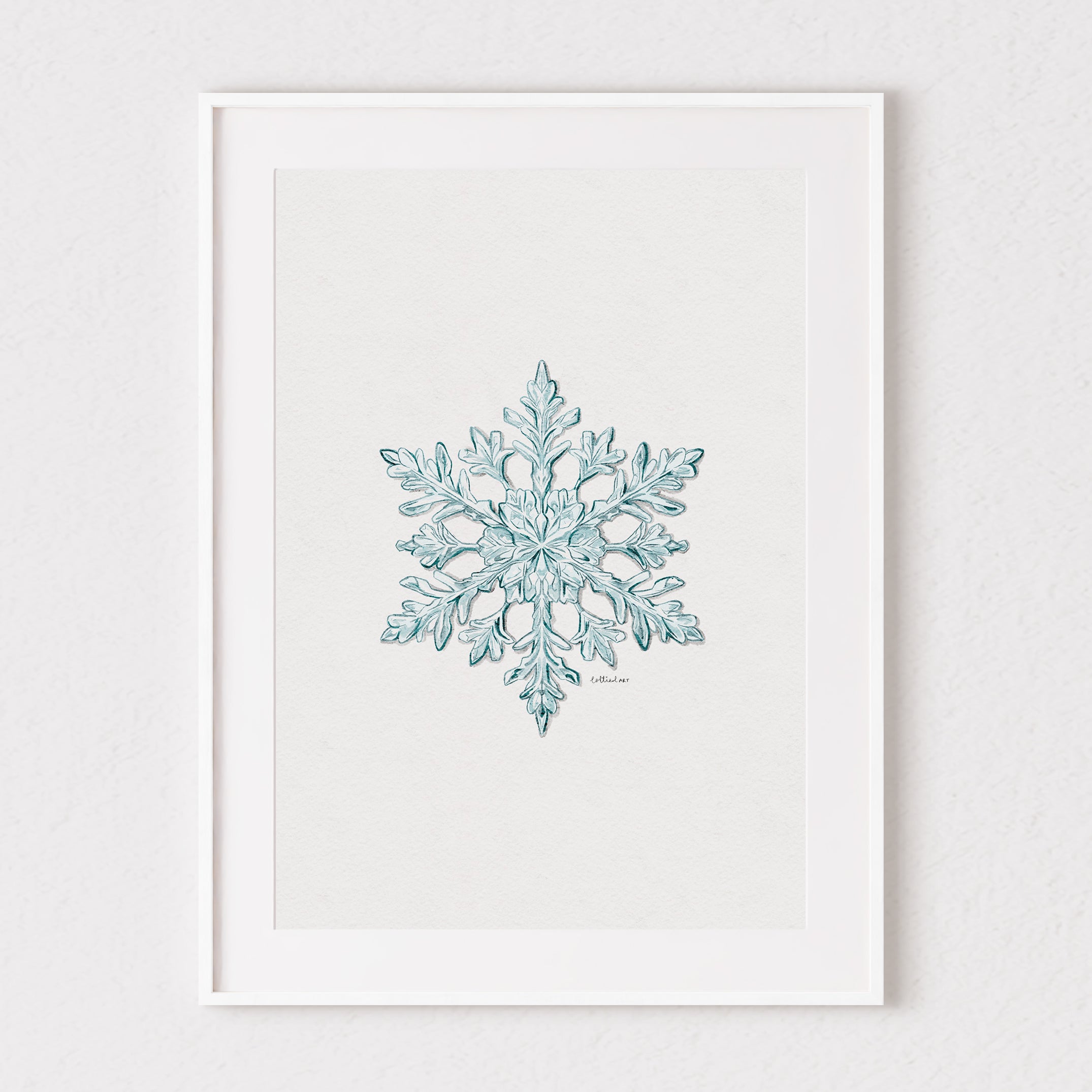 Snowflake Fine Art Print ❄️