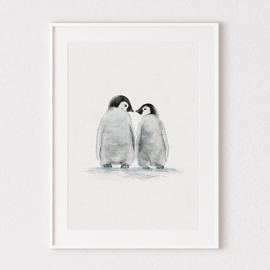 Penguin Duo Fine Art Print 🐧