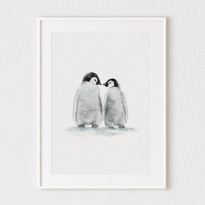 Penguin Duo Fine Art Print 🐧