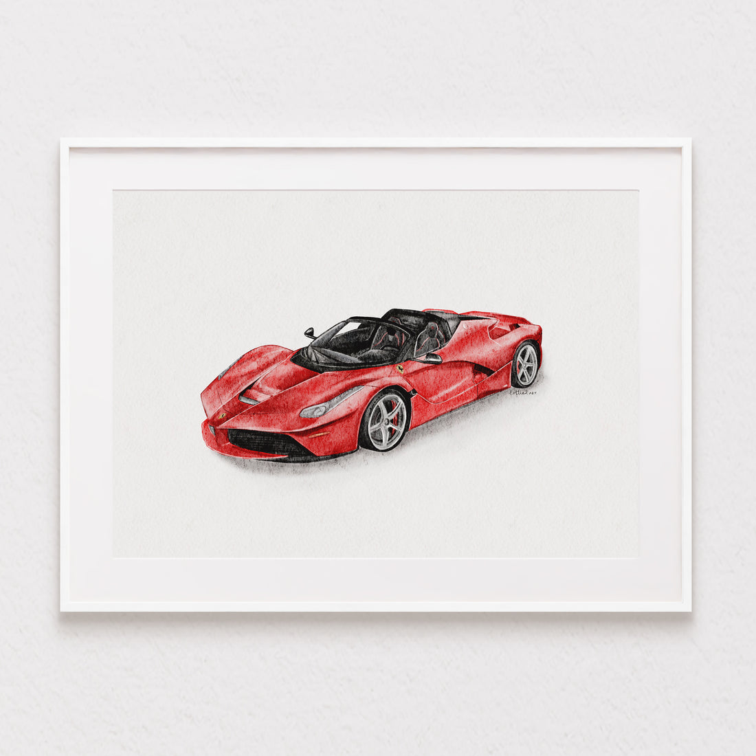 LaFerrari Watercolour Print 🏎