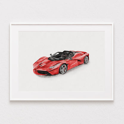 LaFerrari Watercolour Print 🏎