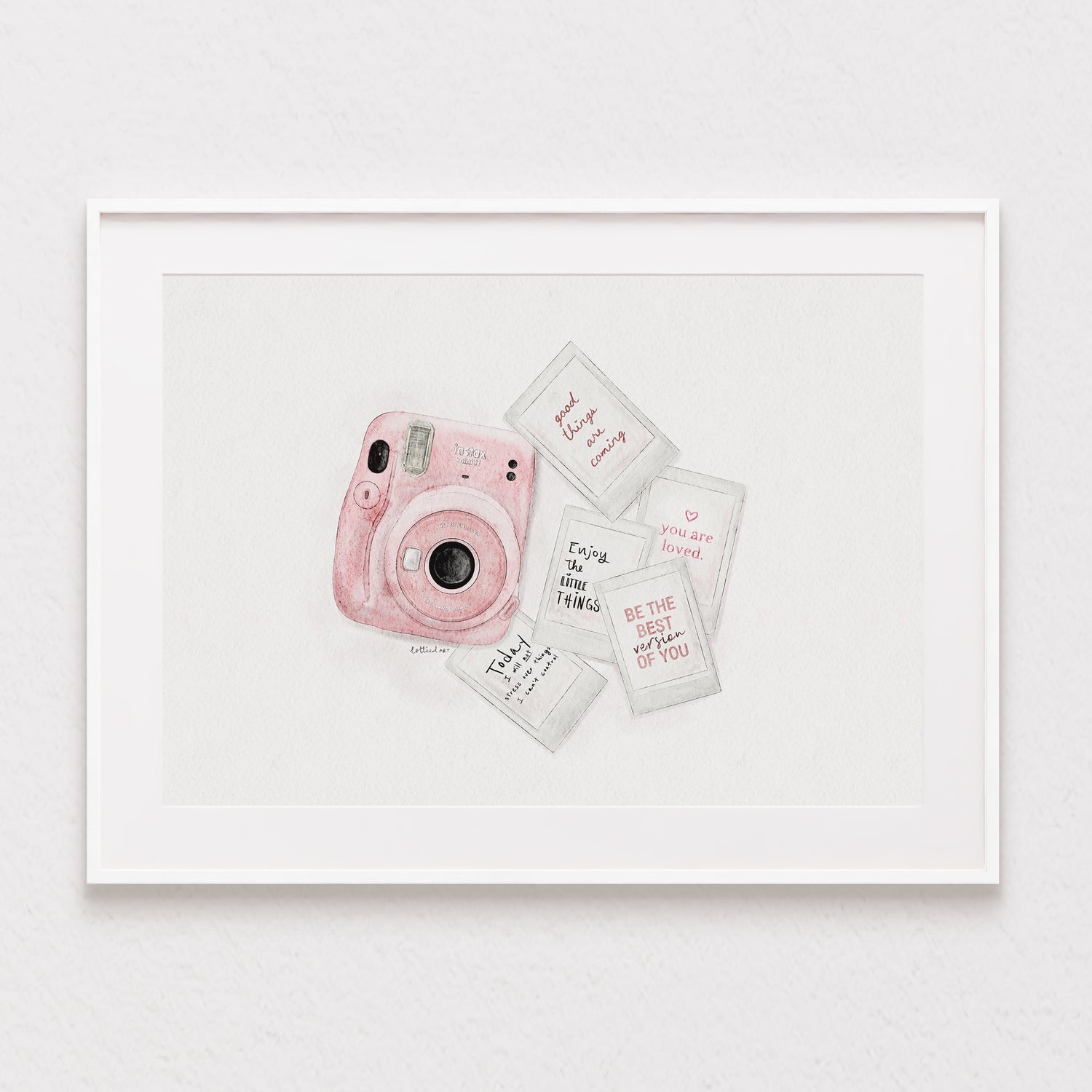 Self Love Reminders Fine Art Print 🤍