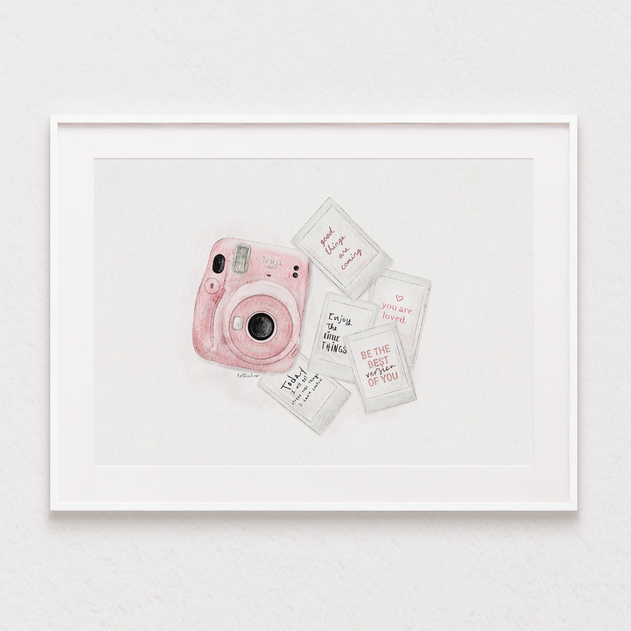 Self Love Reminders Fine Art Print 🤍