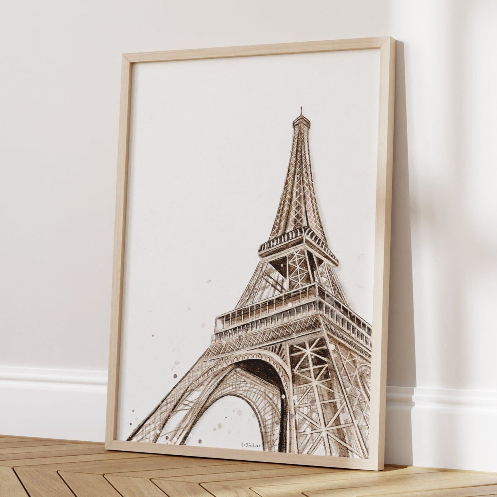 Eiffel Tower Watercolour Print 🇫🇷