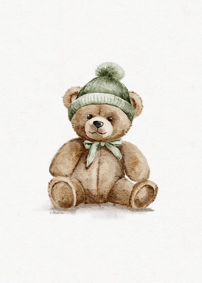 Teddy Bear Fine Art Print 🧸