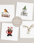 Festive Feeling - Christmas Card Set - Pack of 8, 12, 16, 24 or 32