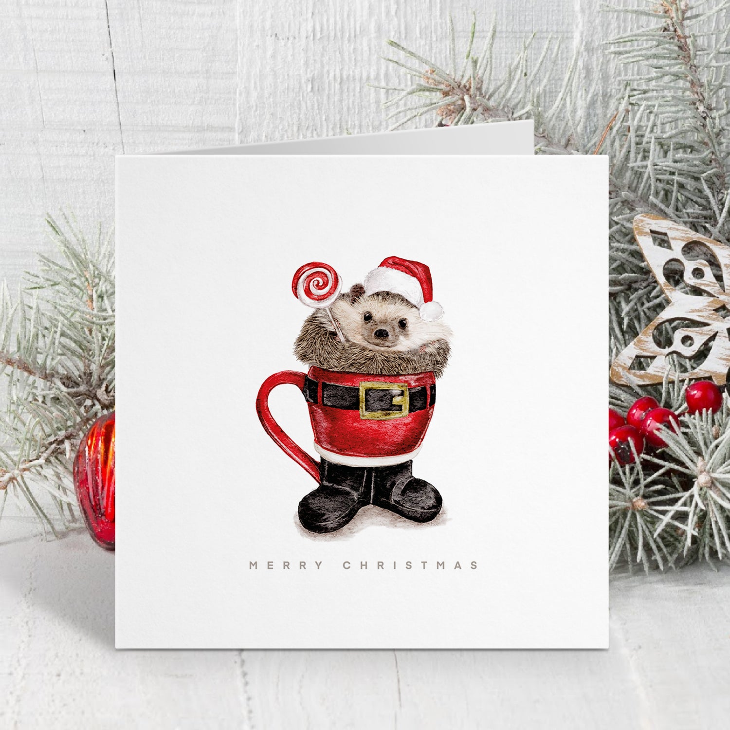 The Hedgehog - Christmas Card