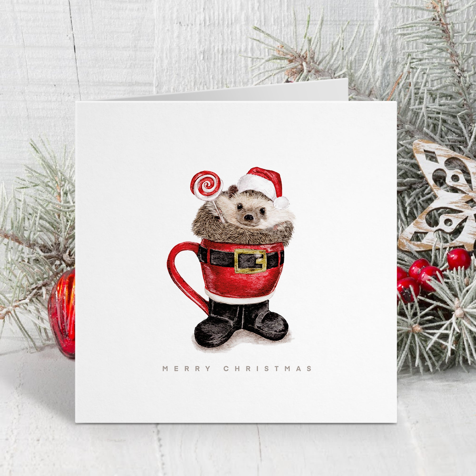The Hedgehog - Christmas Card
