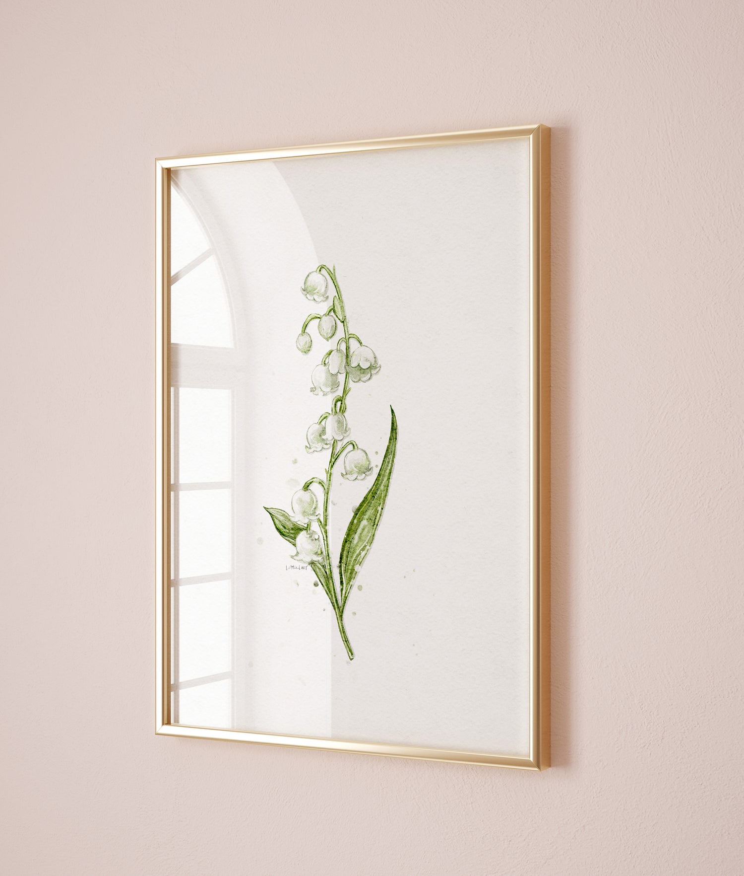 Lily Of The Valley Watercolour Print 🕊