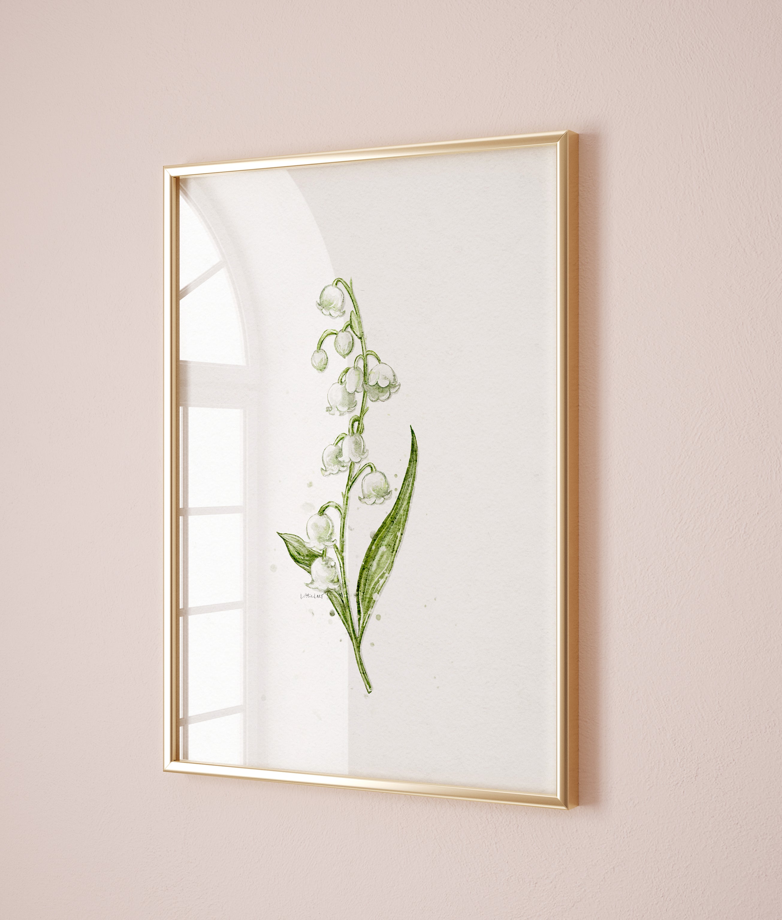 Lily Of The Valley Watercolour Print 🕊