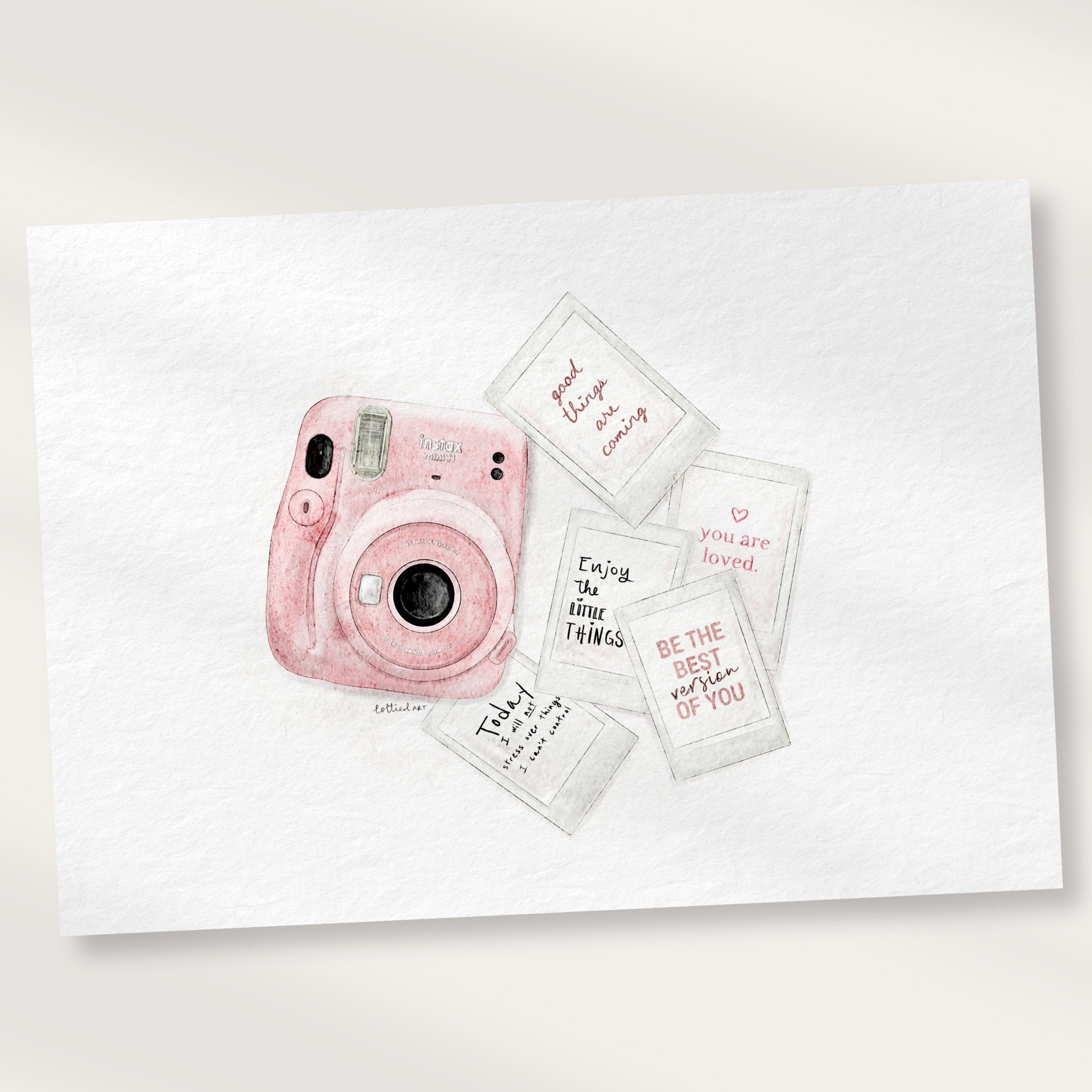 Self Love Reminders Fine Art Print 🤍