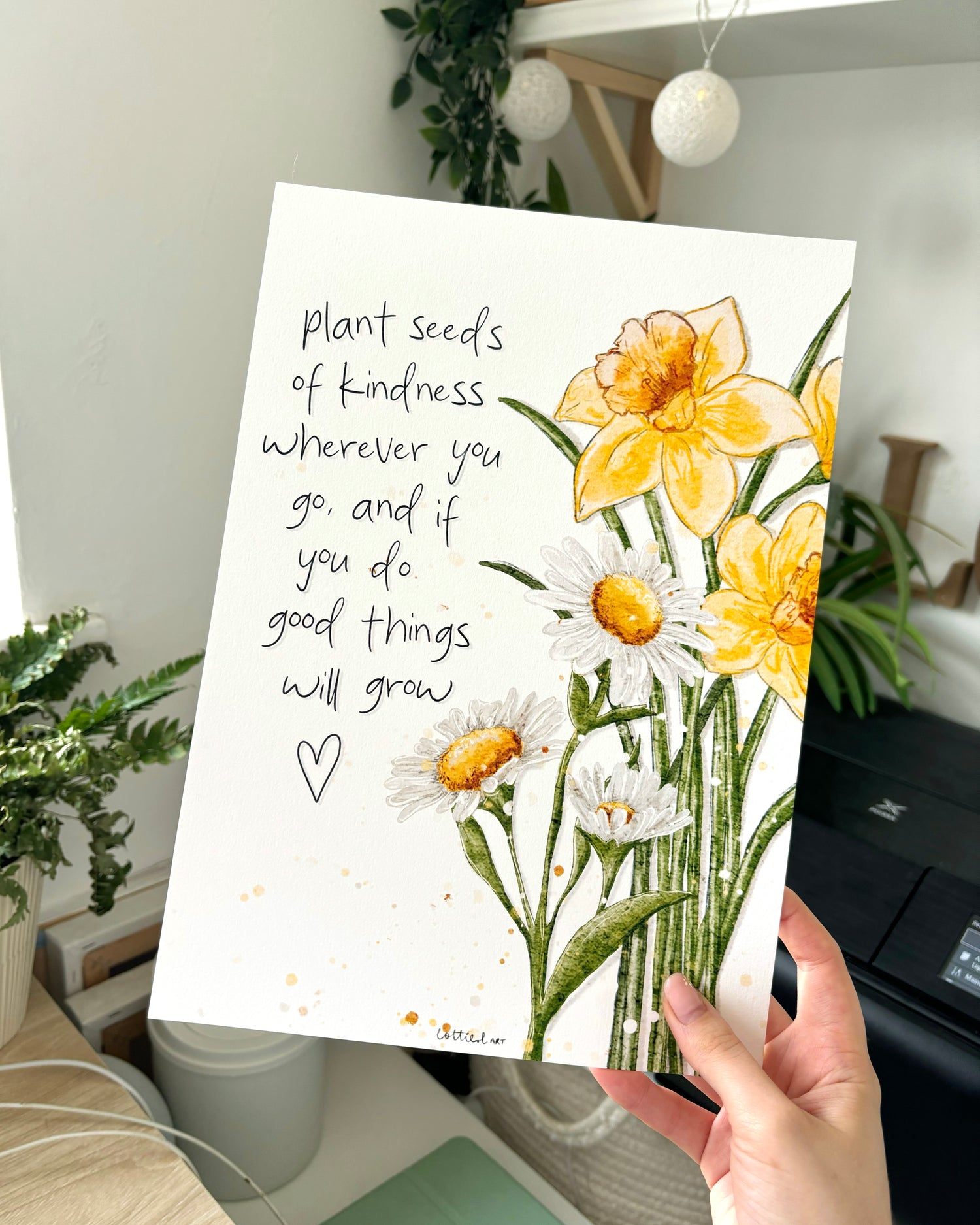 Spring Quote Fine Art Print 🌼